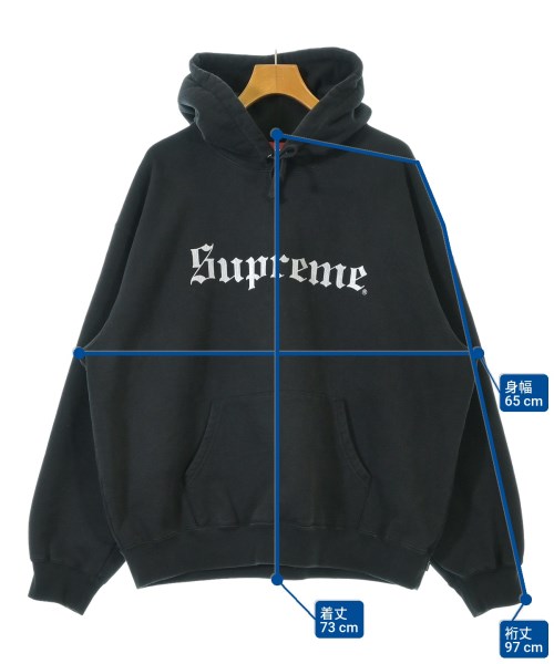 Supreme（シュプリーム）パーカー 黒 サイズ:XL メンズ/2200642177025