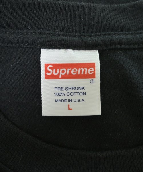 Supreme（シュプリーム）Tシャツ・カットソー 黒 サイズ:L メンズ/2200642441096