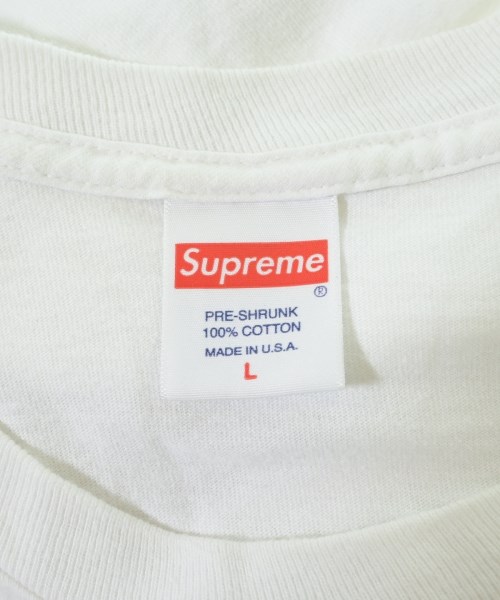 Supreme（シュプリーム）Tシャツ・カットソー 白 サイズ:L メンズ/2200642441119