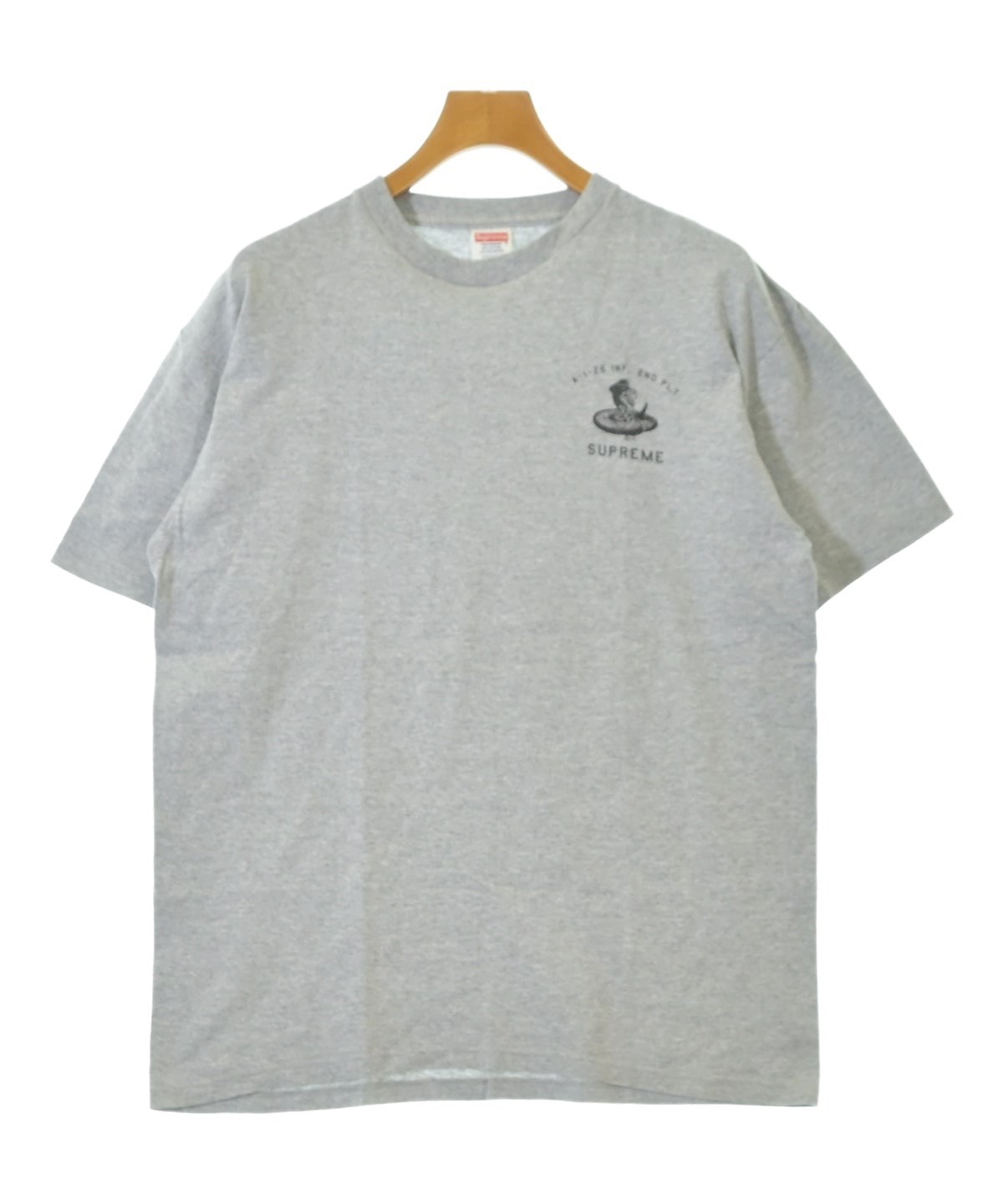 Supreme（シュプリーム）Tシャツ・カットソー グレー サイズ:L メンズ 