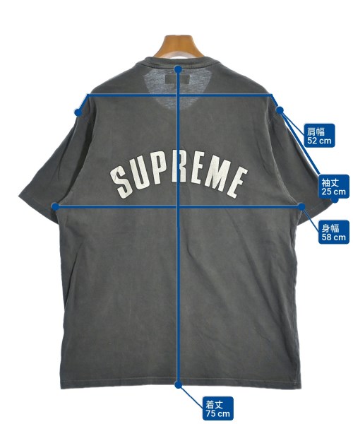 Supreme（シュプリーム）Tシャツ・カットソー グレー サイズ:L メンズ/2200642269058
