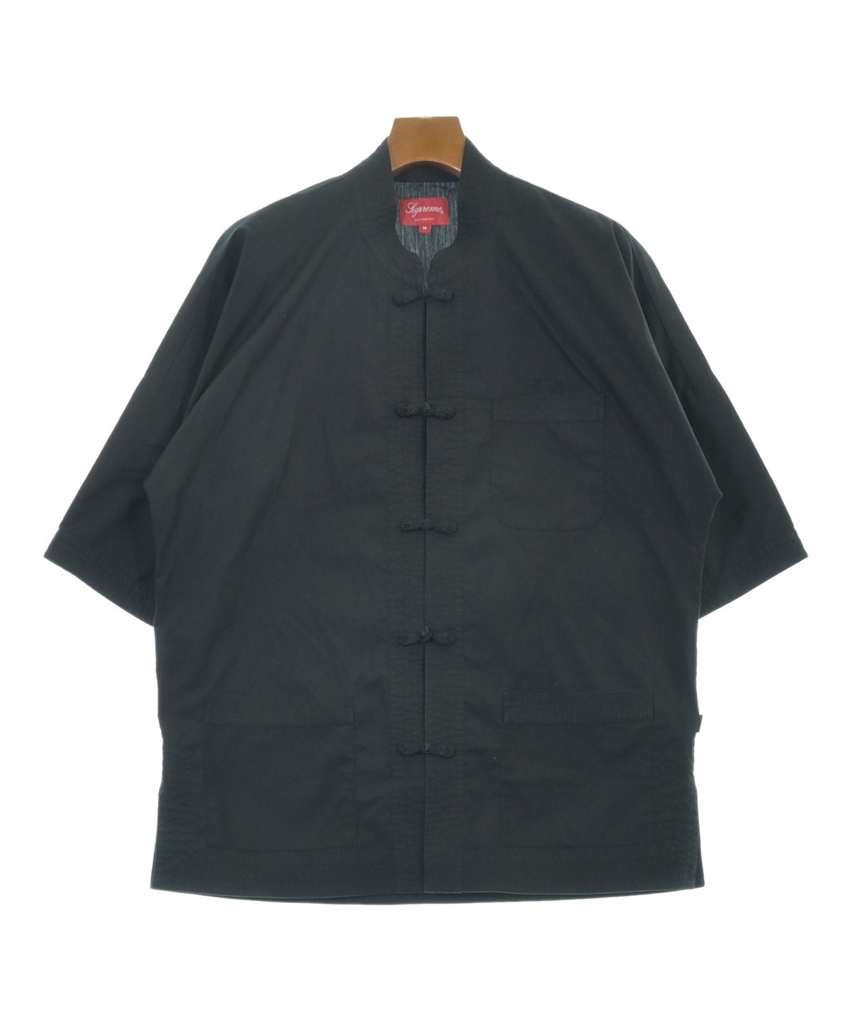 Supreme（シュプリーム）カジュアルシャツ 黒 サイズ:M メンズ