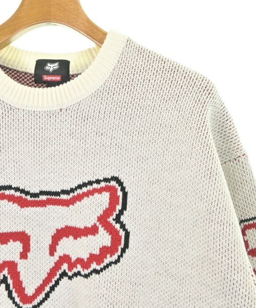 Supreme（シュプリーム）ニット・セーター 白 サイズ:L メンズ/2200642922021