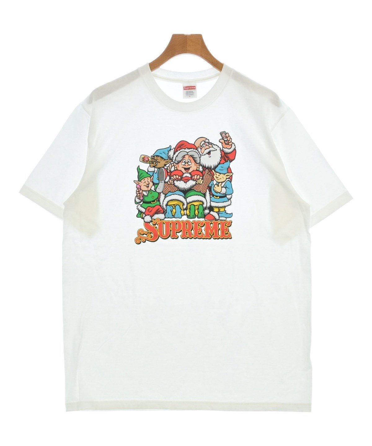 Supreme（シュプリーム）Tシャツ・カットソー 白 サイズ:L メンズ