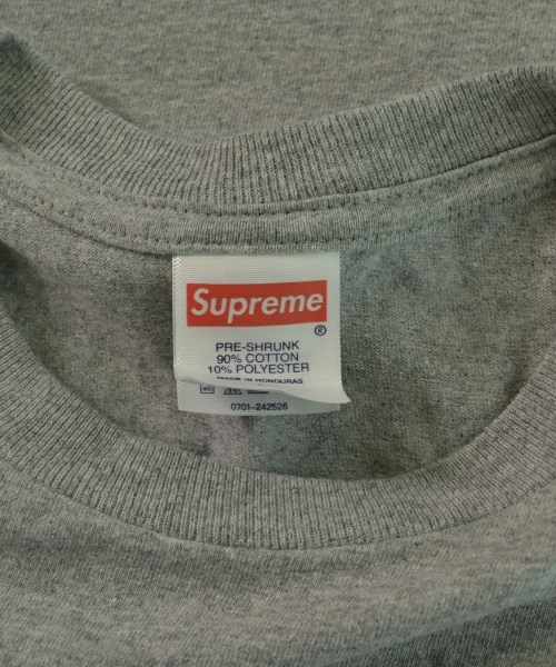 Supreme（シュプリーム）Tシャツ・カットソー グレー サイズ:L メンズ/2200643138032