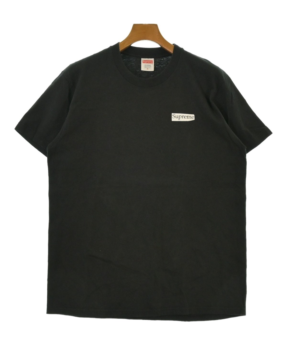 Supreme シュプリーム Tシャツ・カットソー メンズ 【古着】【中古】 Supreme（シュプリーム）Tシャツ・カットソー 黒 サイズ:M メンズ