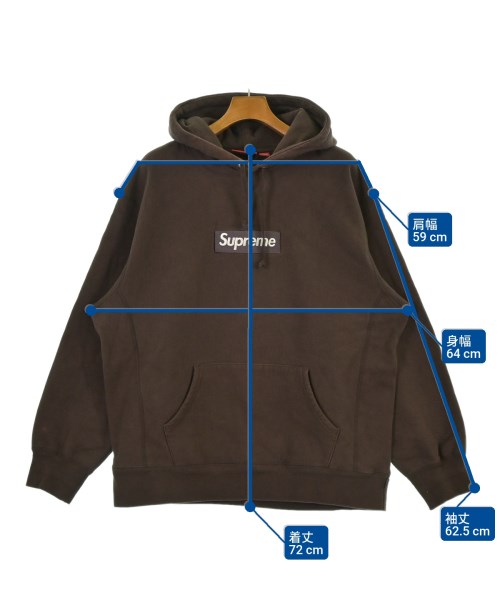 Supreme（シュプリーム）パーカー 茶 サイズ:L メンズ/2200643295018