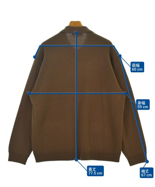 Supreme（シュプリーム）カーディガン 茶 サイズ:XL メンズ/2200643554061