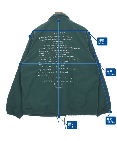Supreme（シュプリーム）ブルゾン 緑 サイズ:L メンズ/2200632209149