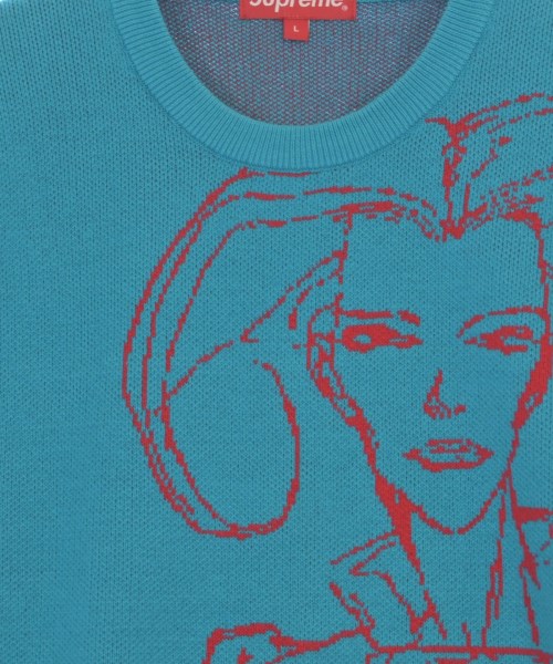 Supreme（シュプリーム）ニット・セーター 青 サイズ:L メンズ/2200632209248