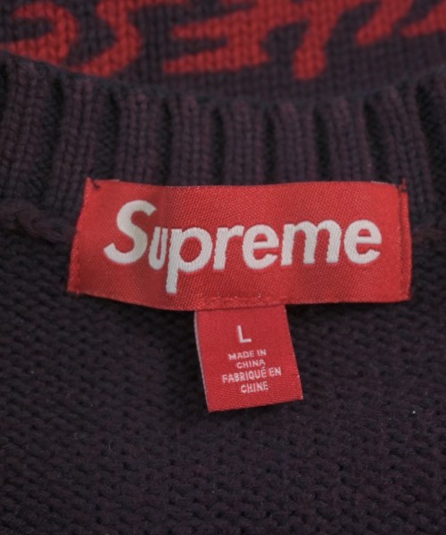 Supreme（シュプリーム）ニット・セーター 紫 サイズ:L メンズ/2200632209255