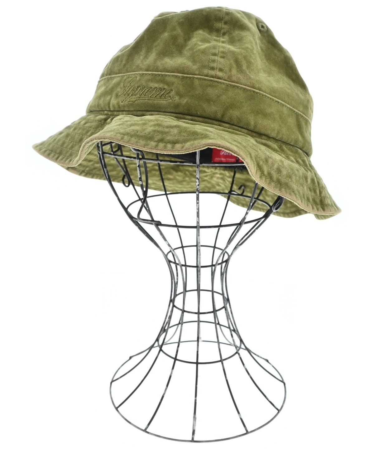 Supreme（シュプリーム）ハット カーキ サイズ:S/M メンズ
