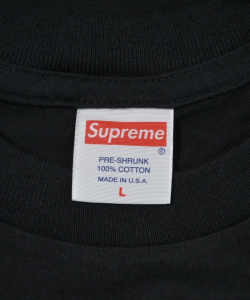 Supreme（シュプリーム）Tシャツ・カットソー 黒 サイズ:L メンズ/2200643941090