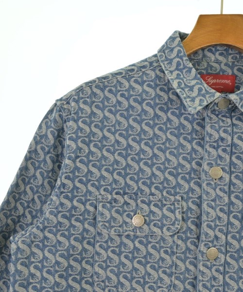 Supreme（シュプリーム）カジュアルシャツ 紺 サイズ:M メンズ/2200644231015