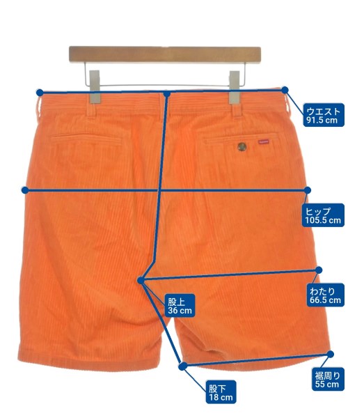 Supreme（シュプリーム）ショートパンツ オレンジ サイズ:34(XL位) メンズ/2200644253055