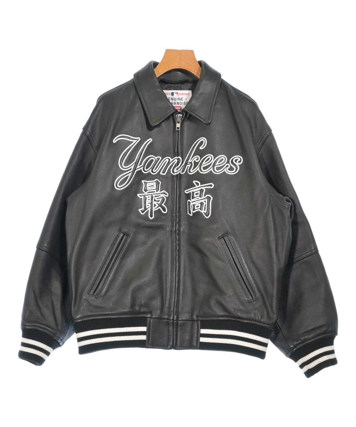 Supreme（シュプリーム）スタジャン 黒 サイズ:M メンズ/2200580934018