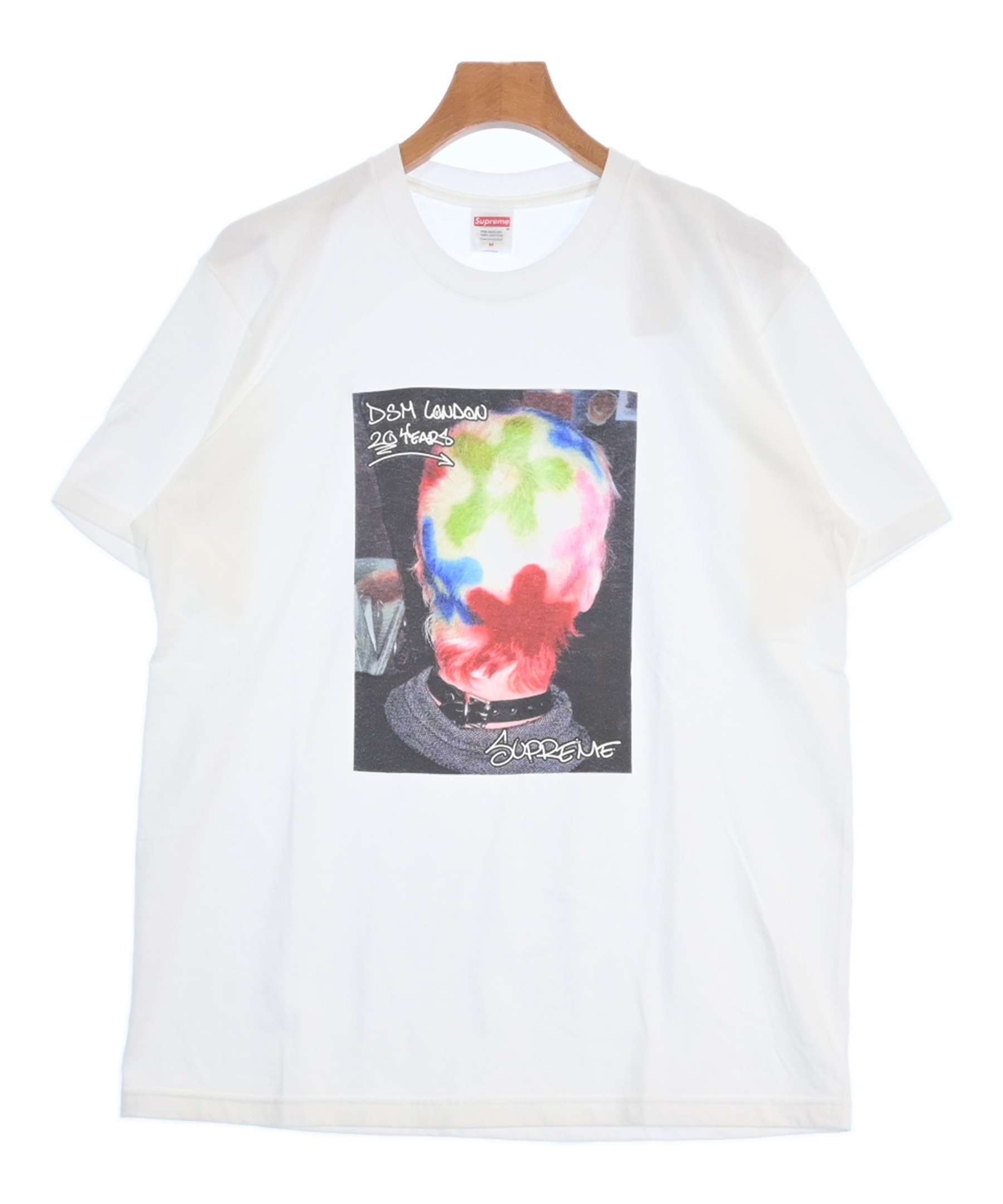 Supreme ロゴプリント カットソー Mサイズ Supreme（シュプリーム）Tシャツ・カットソー 白 サイズ:M メンズ