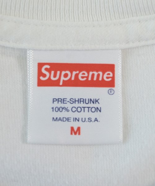 Supreme（シュプリーム）Tシャツ・カットソー 白 サイズ:M メンズ/2200540879021