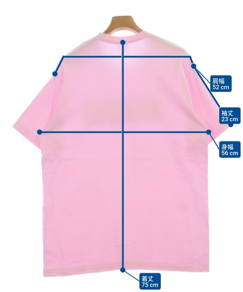 Supreme（シュプリーム）Tシャツ・カットソー ピンク サイズ:L メンズ/2200540924097