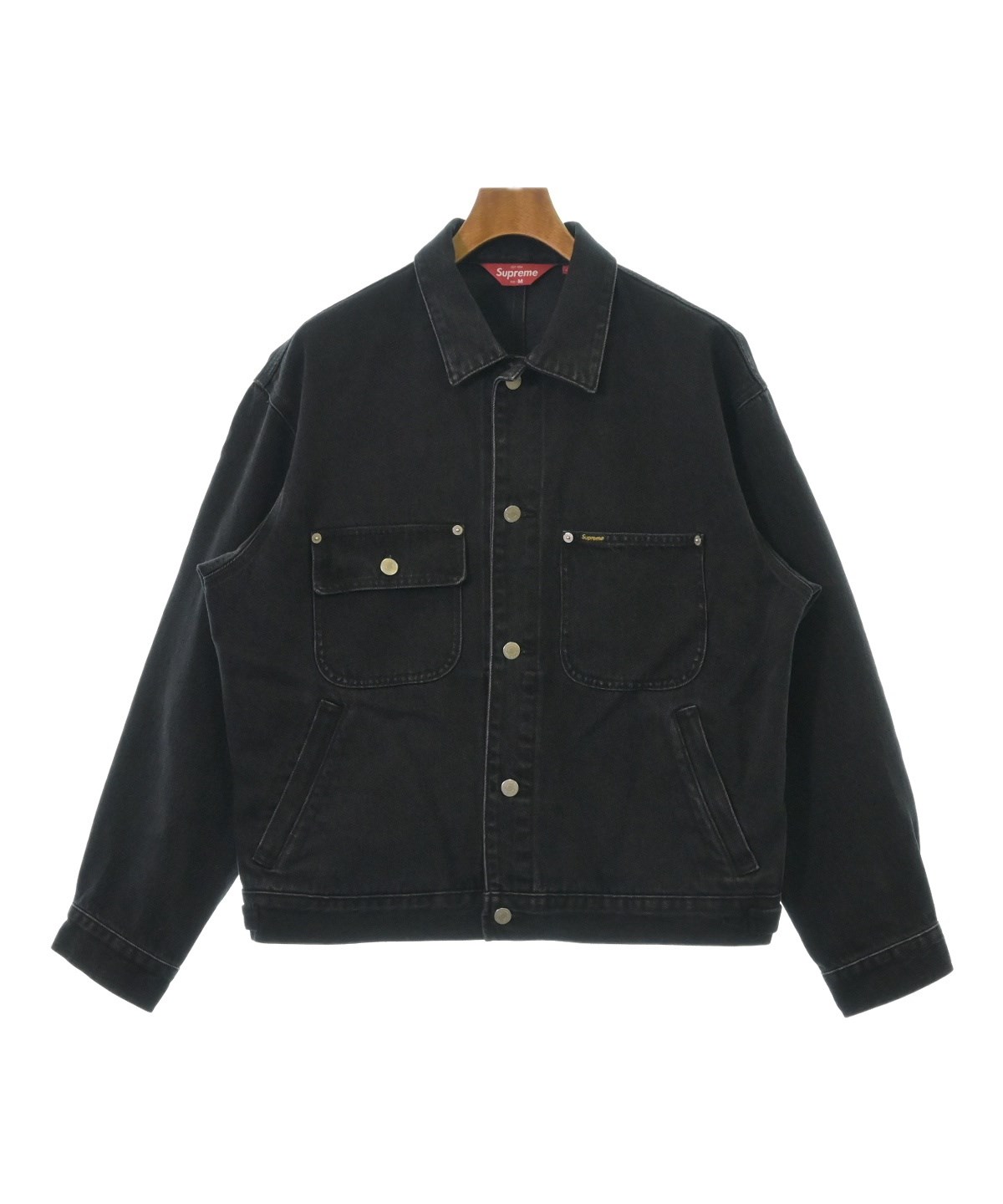 Supreme XL 黒 メルトンジャケット Supreme XL 黒 メルトンジャケット