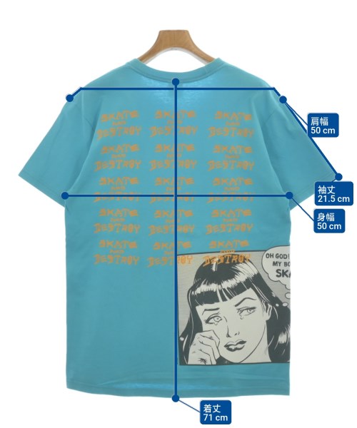 Supreme（シュプリーム）Tシャツ・カットソー 青 サイズ:L メンズ/2200539655186