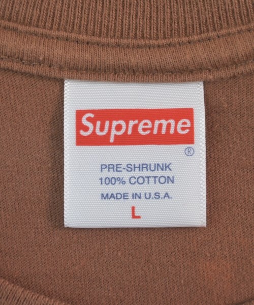 Supreme（シュプリーム）Tシャツ・カットソー 茶 サイズ:L メンズ/2200543400062