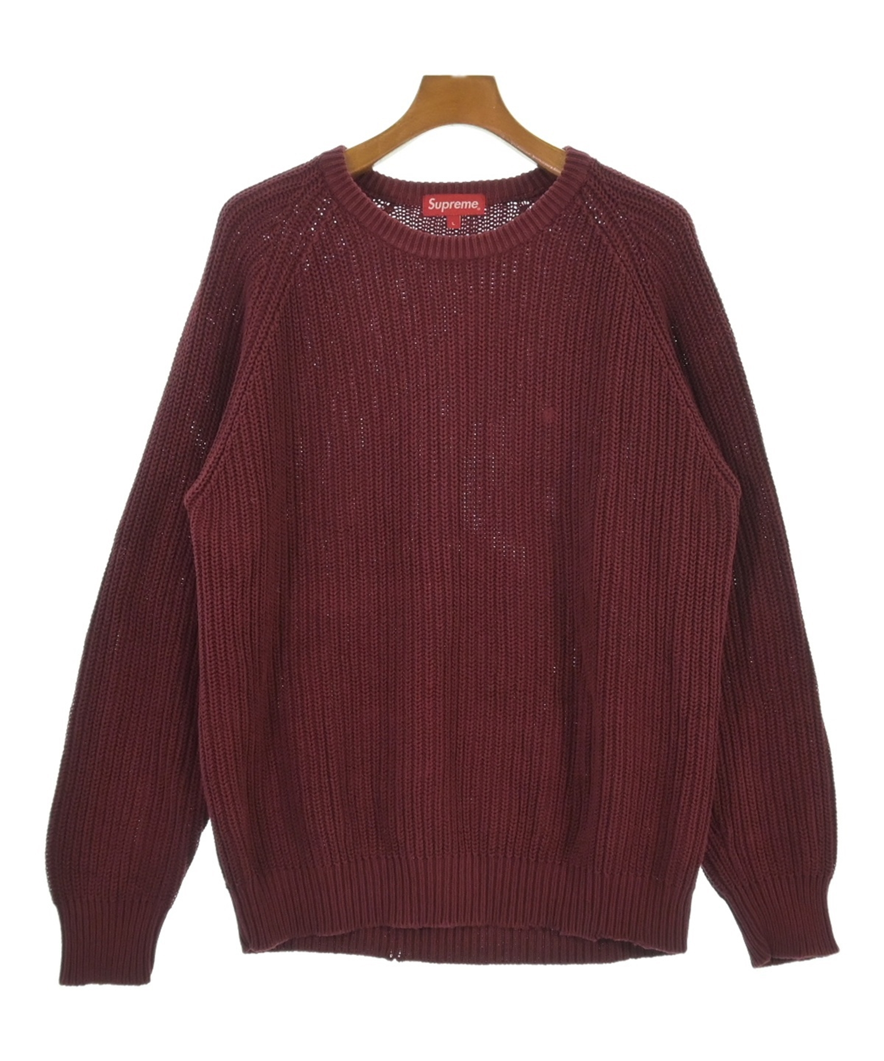 Supreme（シュプリーム）ニット・セーター ピンク サイズ:L メンズ