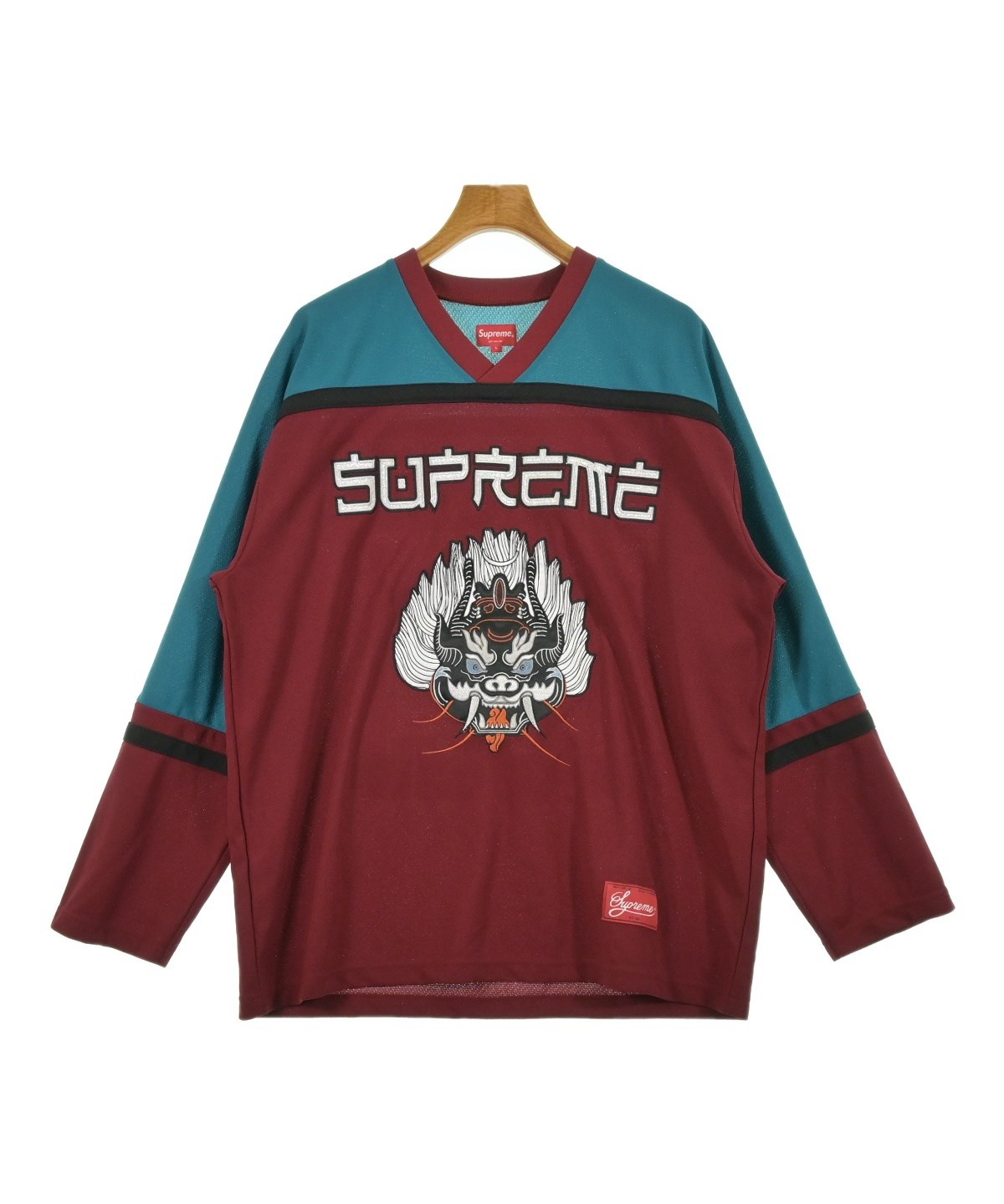 Supreme（シュプリーム）Tシャツ・カットソー 赤 サイズ:L