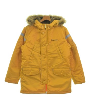 Supreme（シュプリーム）モッズコート 黄 サイズ:S メンズ