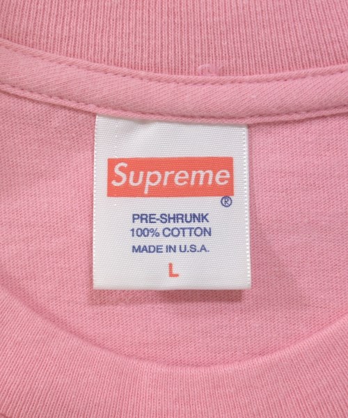Supreme（シュプリーム）Tシャツ・カットソー ピンク サイズ:L メンズ/2200533024049