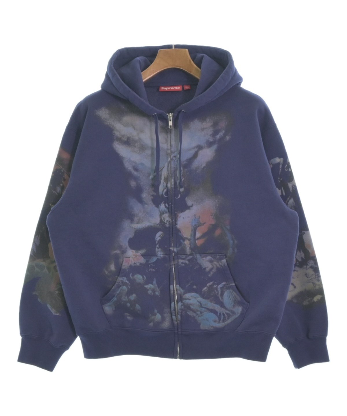 Supreme（シュプリーム）パーカー 紫 サイズ:S メンズ