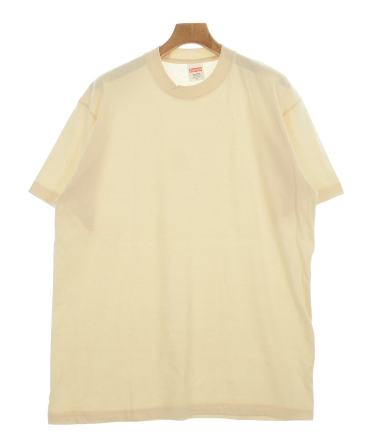 Supreme（シュプリーム）Tシャツ・カットソー ベージュ サイズ