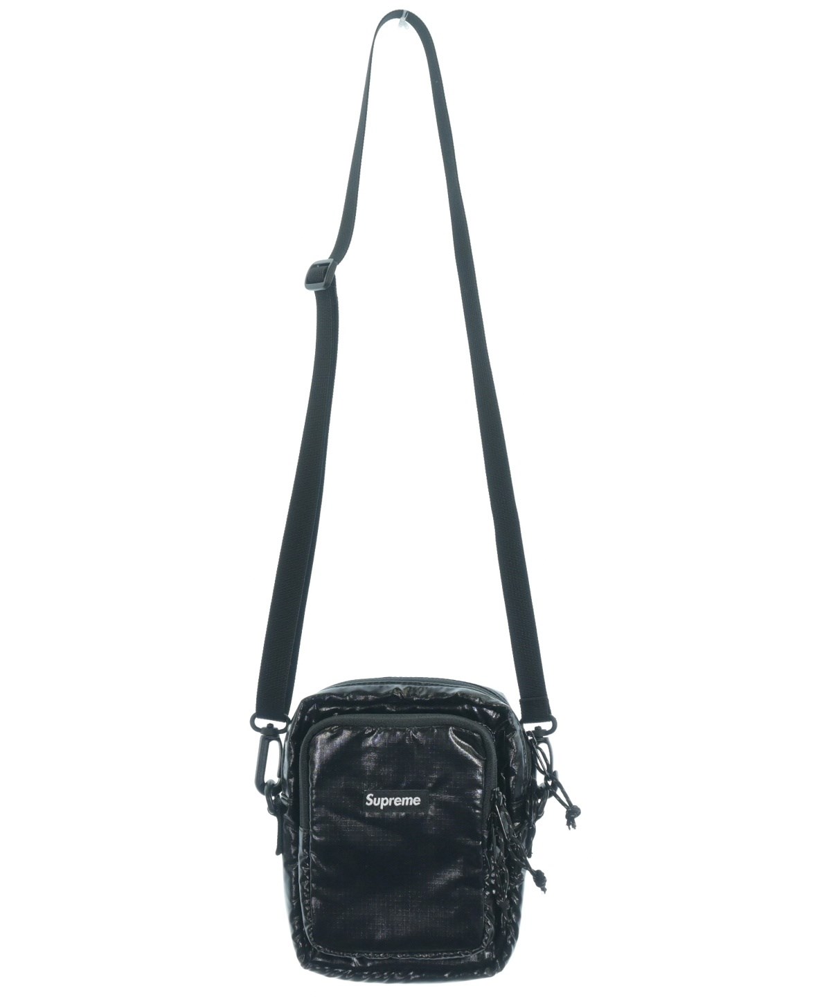 Supreme ショルダーバッグ ブラック 中古・古着通販】SUPREME (シュプリーム) ショルダーバッグ