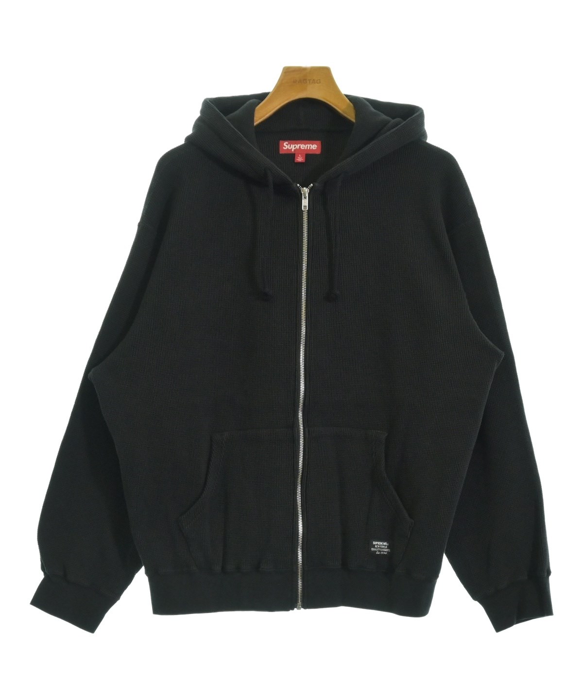 Supreme（シュプリーム）パーカー 黒 サイズ:L メンズ