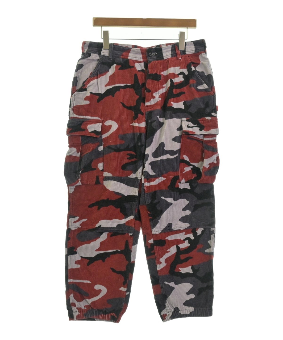 Supreme（シュプリーム）カーゴパンツ 赤 サイズ:M メンズ