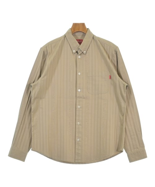 Supreme(シュプリーム)カジュアルシャツ ベージュ サイズ:M/2200550385345