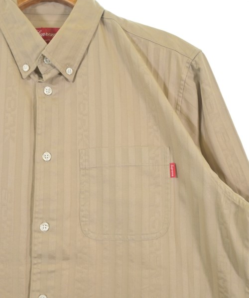 Supreme（シュプリーム）カジュアルシャツ ベージュ サイズ:M メンズ/2200550385345