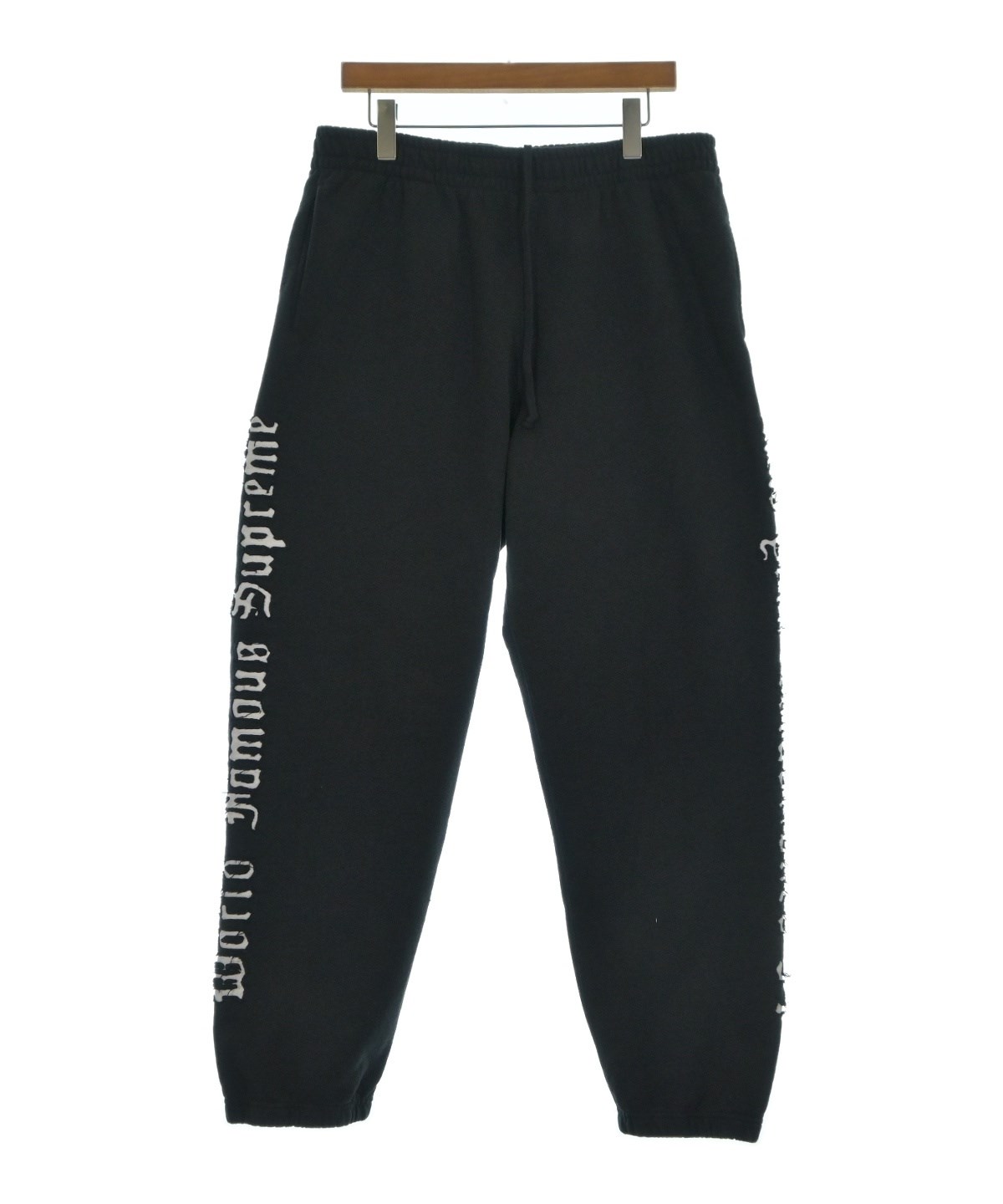 シュプリームスウェットパンツ Supreme（シュプリーム）スウェットパンツ 黒 サイズ:L メンズ