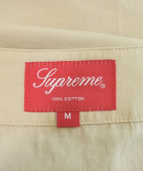 Supreme（シュプリーム）カジュアルシャツ ベージュ サイズ:M メンズ/2200550895042