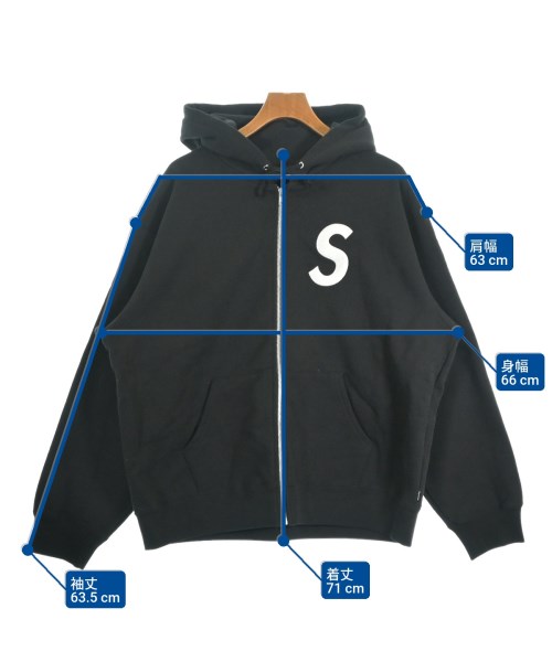 Supreme（シュプリーム）パーカー 黒 サイズ:L メンズ/2200621250084