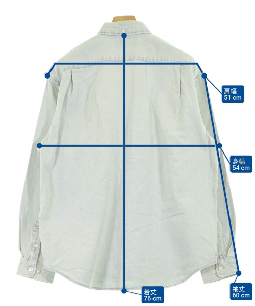 Supreme（シュプリーム）カジュアルシャツ 青 サイズ:M メンズ/2200621250114