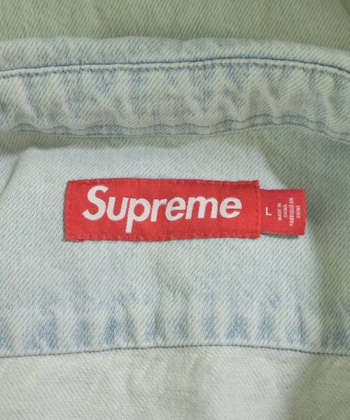 Supreme（シュプリーム）カジュアルシャツ 青 サイズ:L メンズ/2200621250121