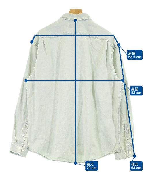 Supreme（シュプリーム）カジュアルシャツ 青 サイズ:L メンズ/2200621250121