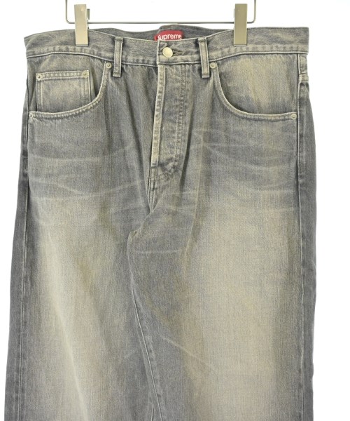 Supreme（シュプリーム）デニムパンツ グレー サイズ:34(XL位) メンズ/2200621554014