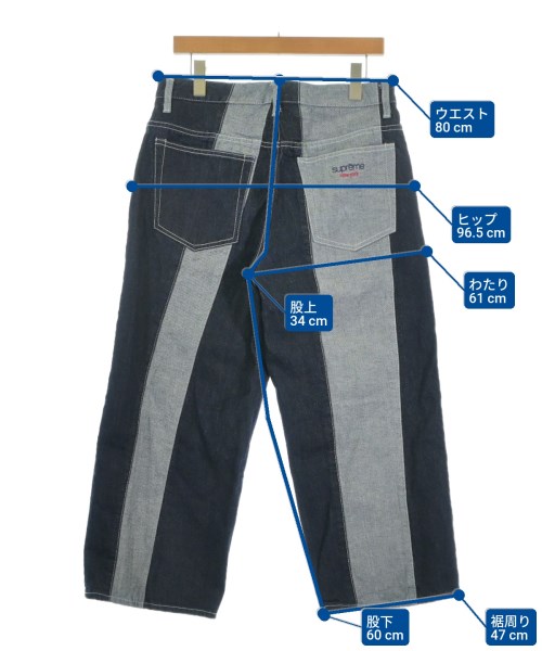 Supreme（シュプリーム）デニムパンツ 紺 サイズ:30(M位) メンズ/2200621957037