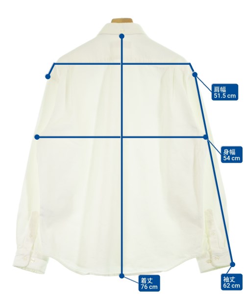 Supreme（シュプリーム）カジュアルシャツ 白 サイズ:M メンズ/2200622307022