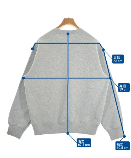 Supreme（シュプリーム）スウェット グレー サイズ:M メンズ/2200622307039