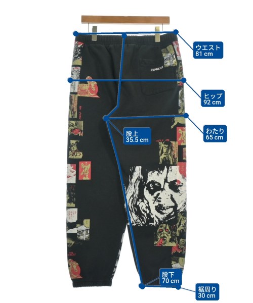 Supreme（シュプリーム）スウェットパンツ 黒 サイズ:M メンズ/2200622307046