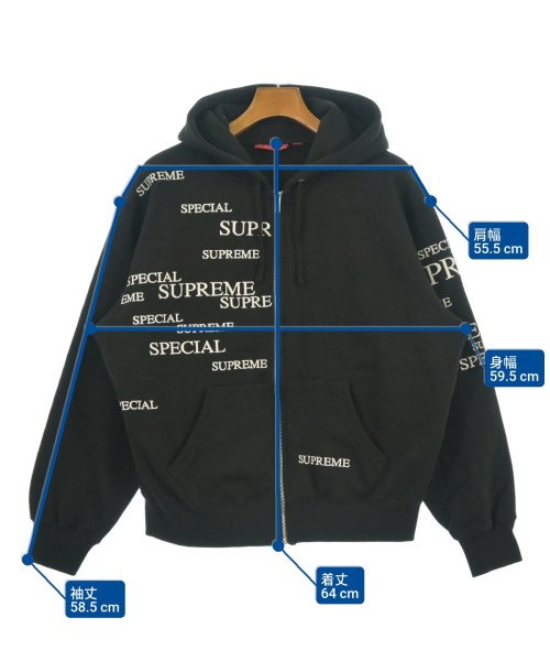 Supreme（シュプリーム）パーカー 黒 サイズ:S メンズ/2200622711027