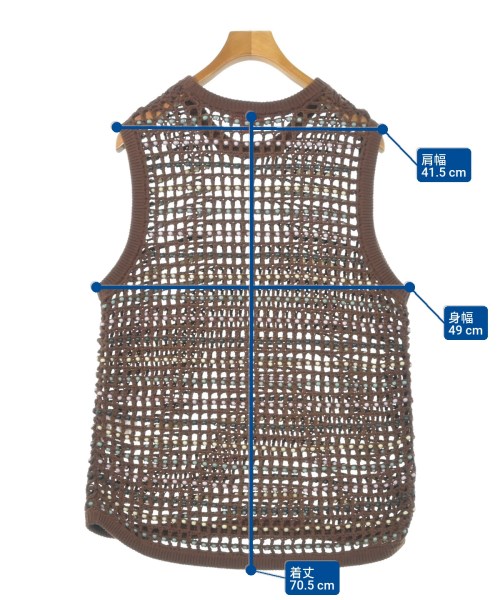 Supreme（シュプリーム）ベスト 茶 サイズ:M メンズ/2200622767048